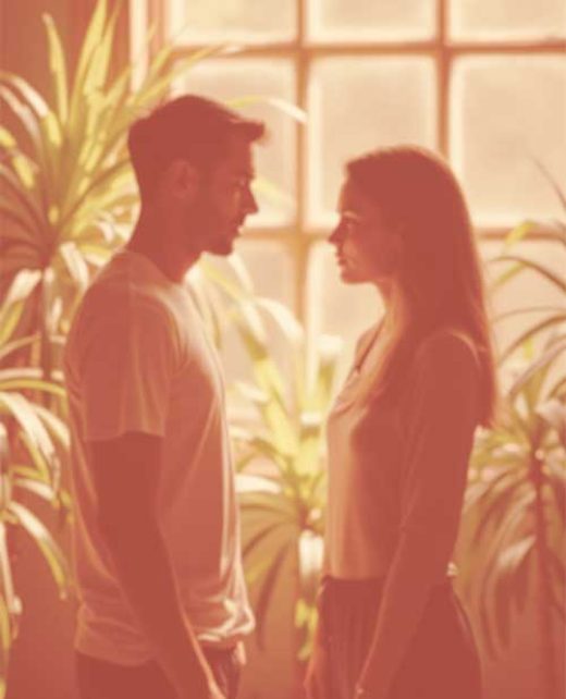 Dyade bei Authentic Relating Spiel: Eye Gazing